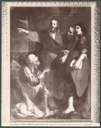 Firenze. Galleria Corsini. S. Pietro trova la moneta nella bocca del pesce; Spagnoletto.
