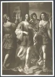 Rustici Francesco - sec. XVII - Allegoria della Pittura, della Musica, della Poesia e della Scultura