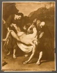 Rustici Francesco - sec. XVII - Deposizione di Cristo nel sepolcro