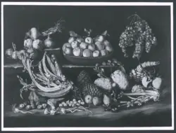 Salini Tommaso (Mao Salini) - sec. XVI/ XVII - Natura morta con frutta e ortaggi