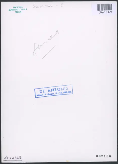 Saraceni Carlo - sec. XVII - Figure a una balconata