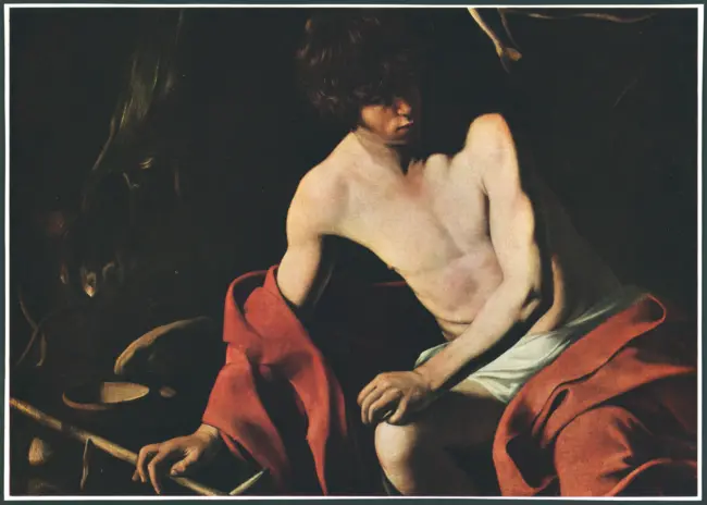 Merisi Michelangelo (Caravaggio) - sec. XVII - San Giovanni Battista