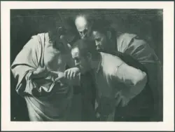 Merisi Michelangelo (Caravaggio) - copia da - sec. XVII - Incredulità di San Tommaso
