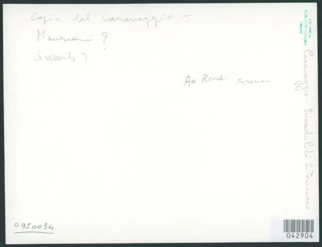 Merisi Michelangelo (Caravaggio) - sec. XVII - Incredulità di san Tommaso