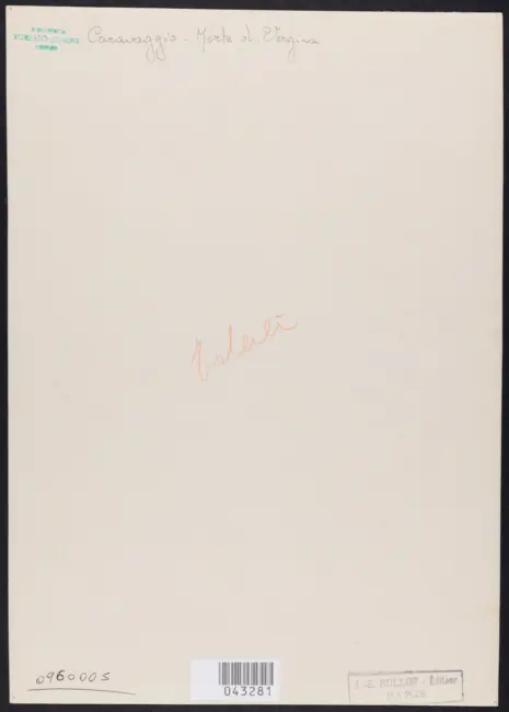 Merisi Michelangelo (Caravaggio) - sec. XVII - Transito della Madonna