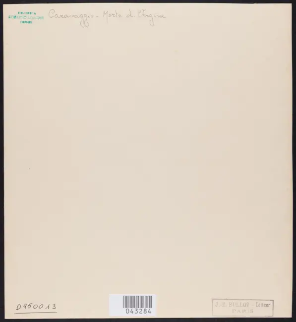 Merisi Michelangelo (Caravaggio) - sec. XVII - Transito della Madonna