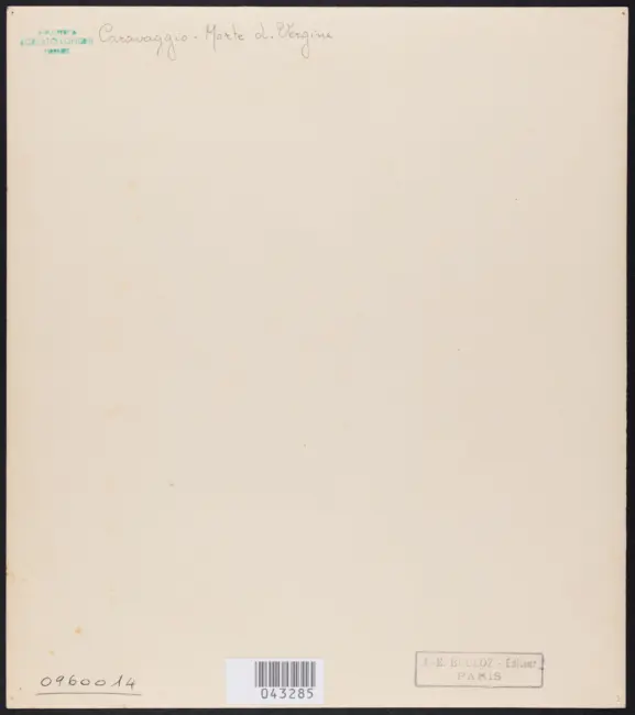 Merisi Michelangelo (Caravaggio) - sec. XVII - Transito della Madonna