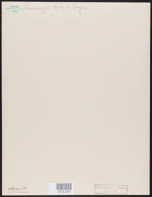 Merisi Michelangelo (Caravaggio) - sec. XVII - Transito della Madonna