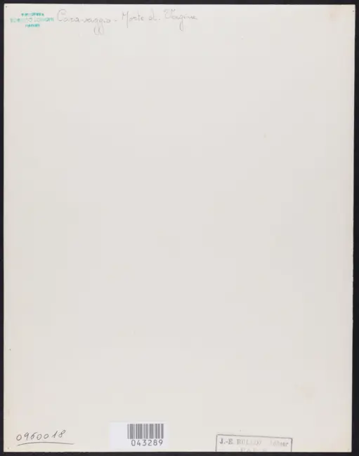 Merisi Michelangelo (Caravaggio) - sec. XVII - Transito della Madonna