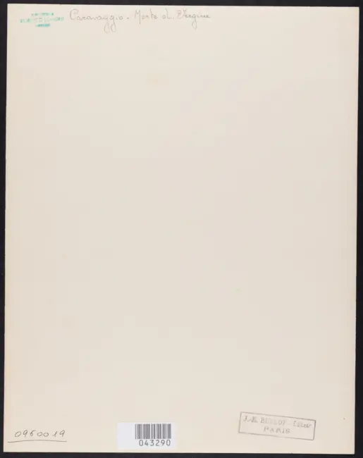 Merisi Michelangelo (Caravaggio) - sec. XVII - Transito della Madonna