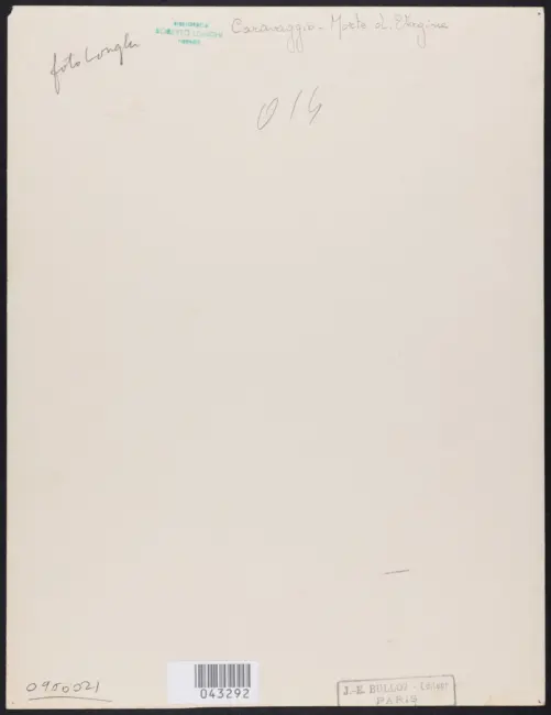 Merisi Michelangelo (Caravaggio) - sec. XVII - Transito della Madonna