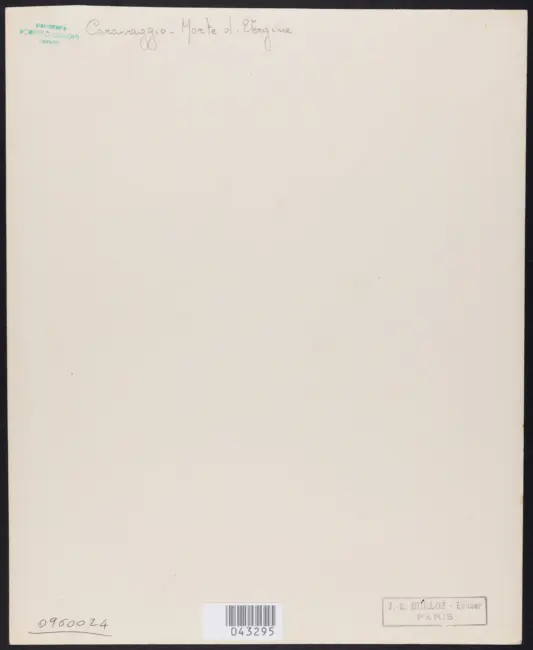 Merisi Michelangelo (Caravaggio) - sec. XVII - Transito della Madonna