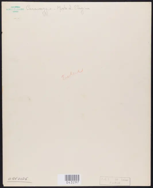 Merisi Michelangelo (Caravaggio) - sec. XVII - Transito della Madonna