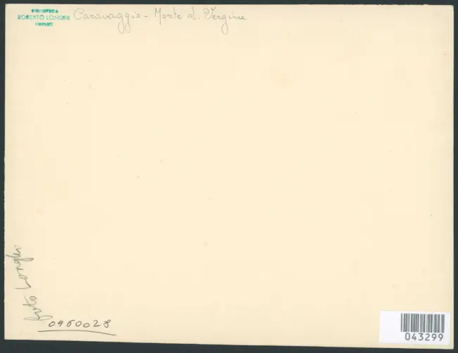 Merisi Michelangelo (Caravaggio) - sec. XVII - Transito della Madonna