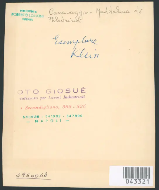 Merisi Michelangelo (Caravaggio) - copia da - sec. XVII - Estasi di santa Maria Maddalena