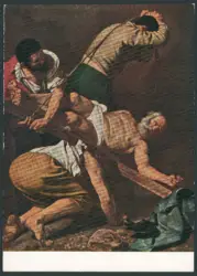 Michelangelo da Caravaggio. Martirio di S. Pietro - Roma, Santa Maria del Popolo