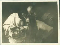 Merisi Michelangelo (Caravaggio) - copia da - sec. XVII - Incredulità di San Tommaso