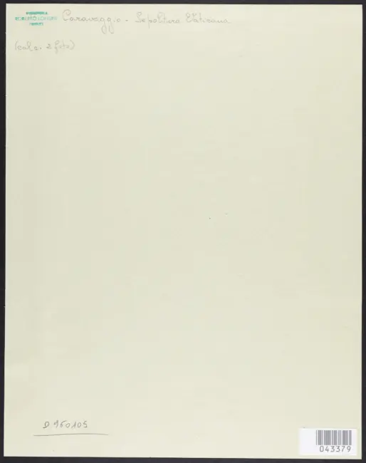 Merisi Michelangelo (Caravaggio) - sec. XVII - Deposizione di Cristo nel sepolcro