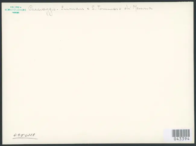 Merisi Michelangelo (Caravaggio) - sec. XVI - Incredulità di san Tommaso