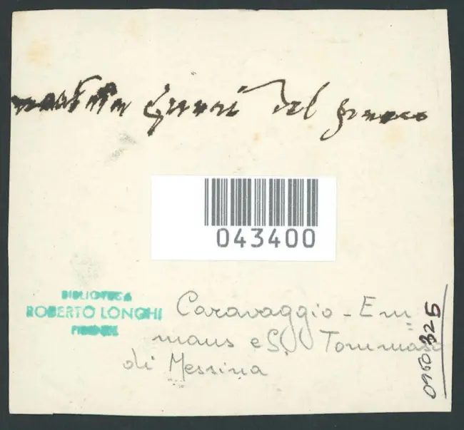 Merisi Michelangelo (Caravaggio) - sec. XVI - Cena in Emmaus