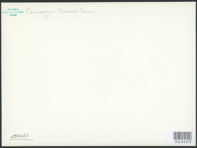 Merisi Michelangelo (Caravaggio) - copia da - sec. XVII - Sacrificio di Isacco