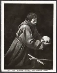 San Francesco d'Assisi in meditazione