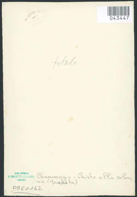 Merisi Michelangelo (Caravaggio) - copia da - sec. XVII - Cristo alla colonna