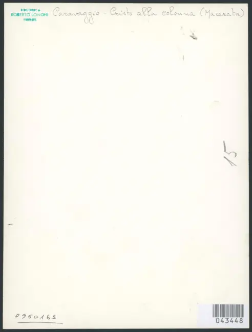 Merisi Michelangelo (Caravaggio) - copia da - sec. XVII - Cristo alla colonna