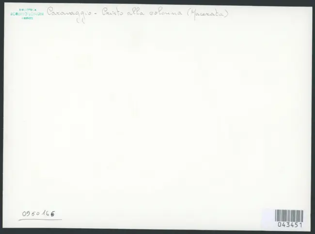 Merisi Michelangelo (Caravaggio) - copia da;  - sec. XVII - Cristo alla colonna