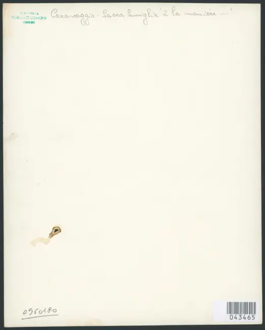 Merisi Michelangelo (Caravaggio) - sec. XVI - Sacra Famiglia con san Giovannino