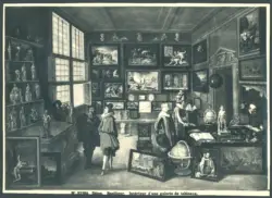Dijon. Baellieur. Intérieur d'une galerie de tableaux.
