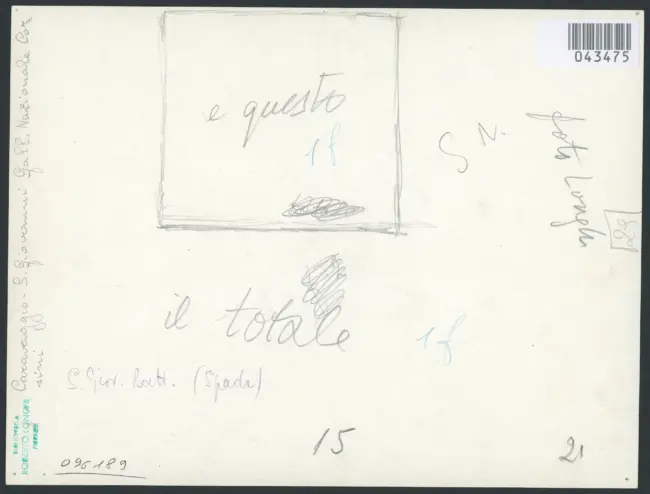 Merisi Michelangelo (Caravaggio) - sec. XVI - San Giovanni Battista