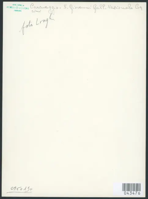 Merisi Michelangelo (Caravaggio) - sec. XVI - San Giovanni Battista