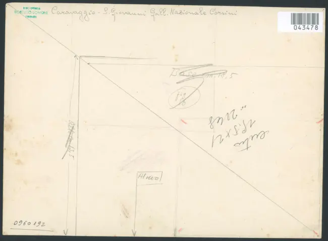 Merisi Michelangelo (Caravaggio) - sec. XVI - San Giovanni Battista