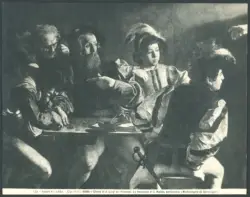 Roma - Chiesa di S. Luigi dei Francesi. La vocazione di S. Matteo, particolare. (M. da Caravaggio).