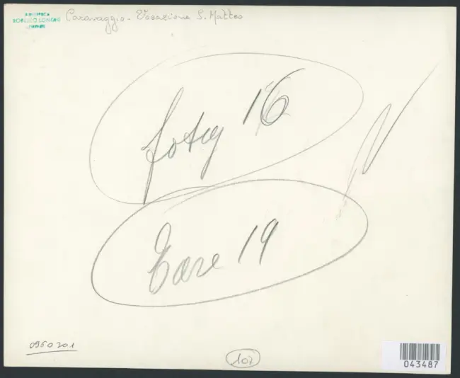 Roma - Chiesa di S. Luigi dei Francesi. La Vocazione di S. Matteo. (M. da Caravaggio).