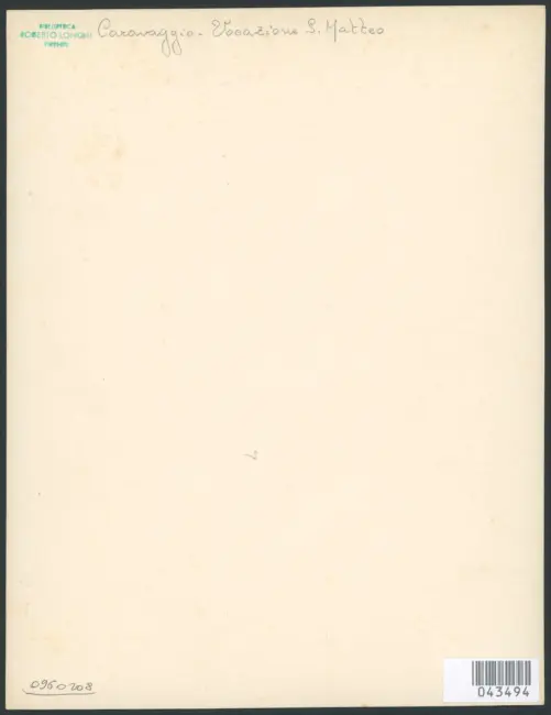 Roma - Caravaggio - Vocazione di San Matteo - Particolare - Chiesa di S. Luigi de' Francesi