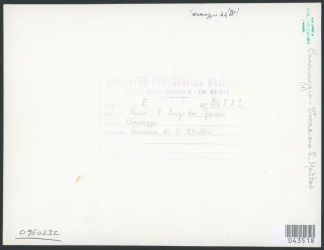 Roma - S. Luigi dei Francesi. Caravaggio. Vocazione di S. Matteo