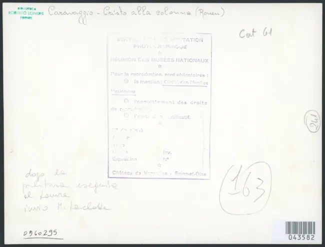 Merisi Michelangelo (Caravaggio) - sec. XVI/ XVII - Flagellazione di Cristo