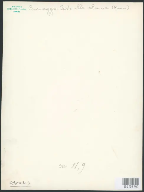 Merisi Michelangelo (Caravaggio) - copia da - sec. XVII - Flagellazione di Cristo