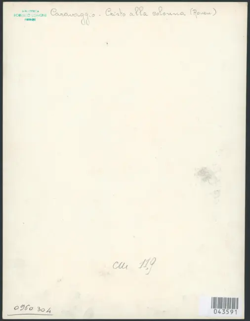 Merisi Michelangelo (Caravaggio) - copia da - sec. XVII - Flagellazione di Cristo