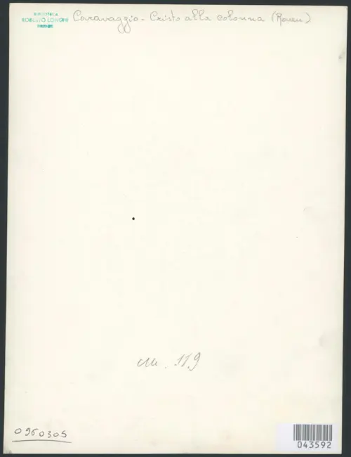 Merisi Michelangelo (Caravaggio) - copia da - sec. XVII - Flagellazione di Cristo