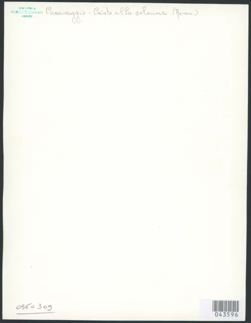 Merisi Michelangelo (Caravaggio) - copia da - sec. XVII - Flagellazione di Cristo