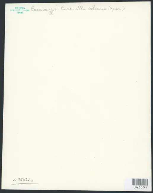 Merisi Michelangelo (Caravaggio) - copia da - sec. XVII - Flagellazione di Cristo