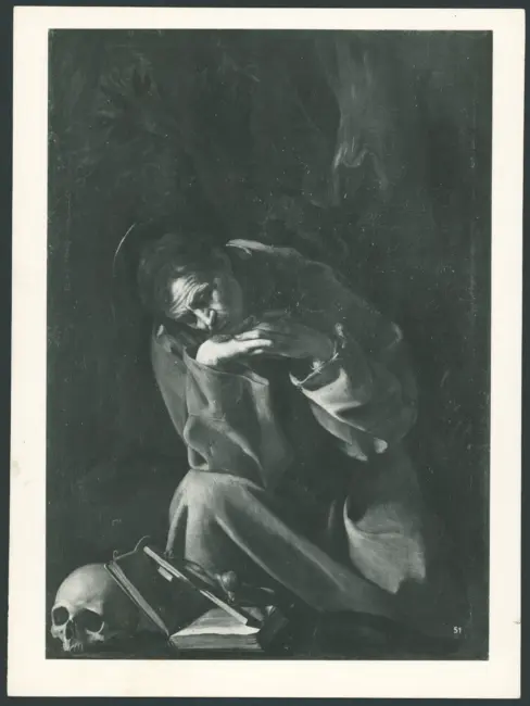 San Francesco d'Assisi in meditazione