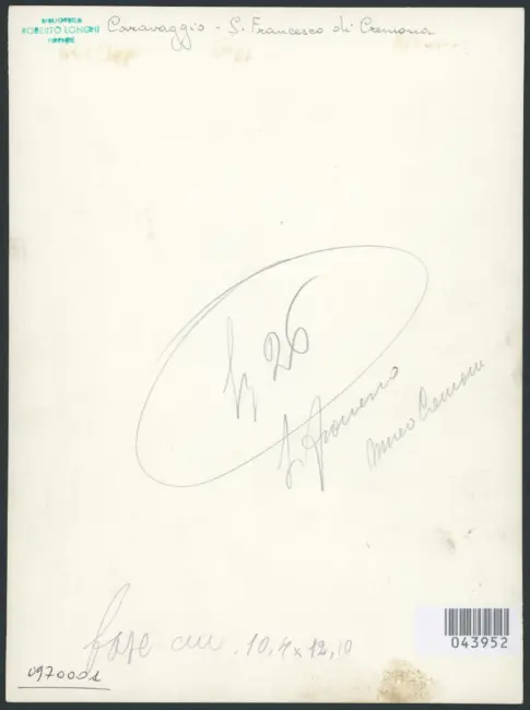 Merisi Michelangelo (Caravaggio) - copia da - sec. XVII - San Francesco d'Assisi in meditazione