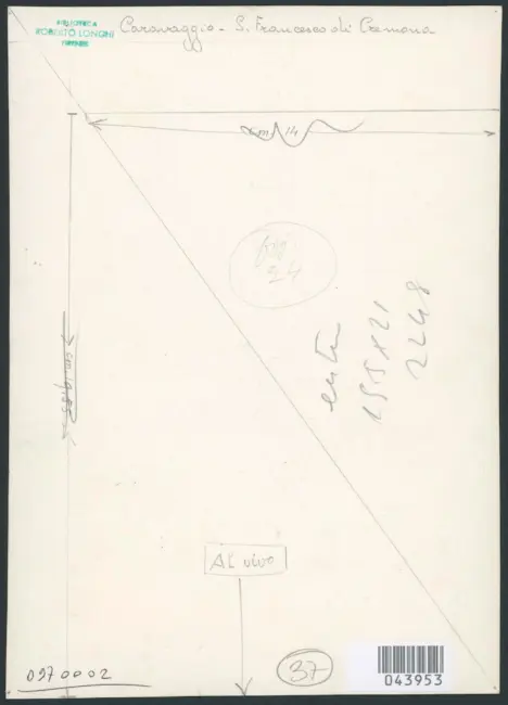 Merisi Michelangelo (Caravaggio) - copia da - sec. XVII - San Francesco d'Assisi in meditazione