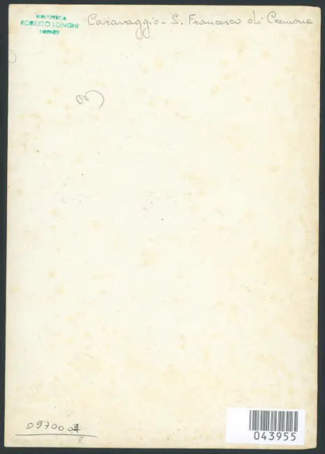 Merisi Michelangelo (Caravaggio) - copia da - sec. XVII - San Francesco d'Assisi in meditazione