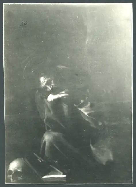 San Francesco d'Assisi in meditazione