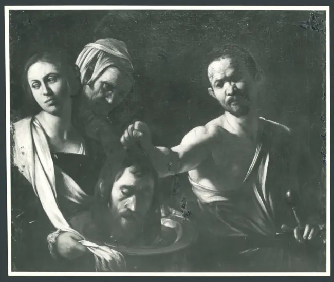 Merisi Michelangelo (Caravaggio) - sec. XVII - Salomè con la testa di san Giovanni Battista
